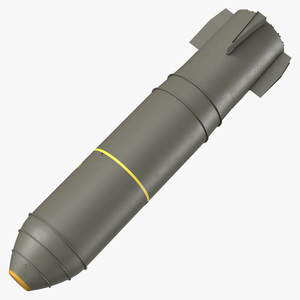 3D Military Thermonuclear Bomb MK-17 model