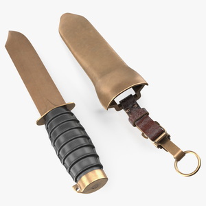 3D model Antique Diving Knife