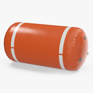 Floating Inflatable Marker Buoy for Water Sport Orange Line 3D model