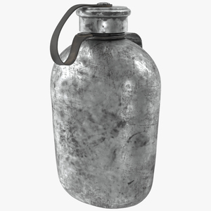 Miner Water Flask 3D