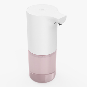 Automatic Foam Soap Dispenser Xiaomi Mijia with Pink Refill 3D model