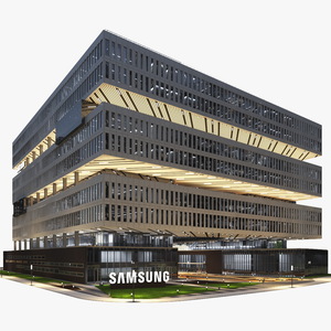 Samsung Office Night Glow Fur 3D model