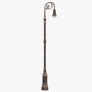 Vintage Street Lamp 3D model