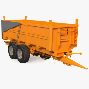 3D model Body Tipper Trailer Clean