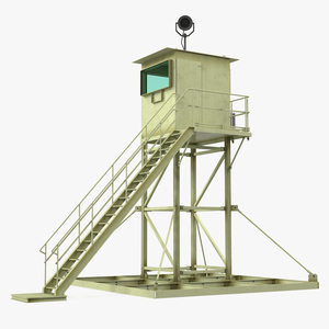 3D model Military Guard Tower