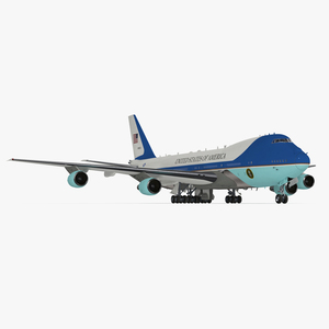 3D USA President Aircraft Boeing E4B model