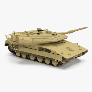 Merkava Mk IV 2 Rigged 3D