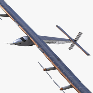 Solar Plane Skydweller Rigged 3D model