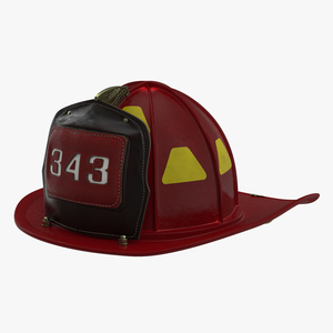 3D Fire Helmet 4 model