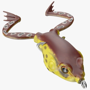 3D Frog Topwater Lure model