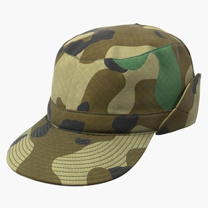 Field Hat Camo 3D model