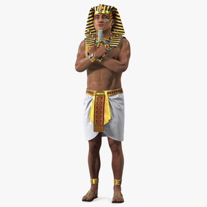 Egyptian Pharaoh Rigged for Maya 3D