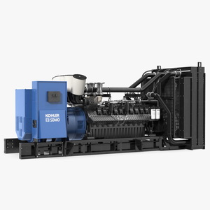 Kohler Industrial Diesel Generator 3D model