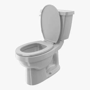 3D model Toilet Classic White