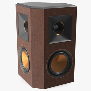 Wall Mount Home Speaker Brown 3D model