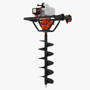 Hole Digger Gasoline Auger Drill 3D