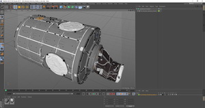 3D model ISS Module Harmony Node 2