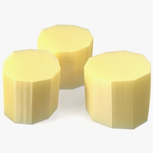 3D model Sugarcane Cut Pieces