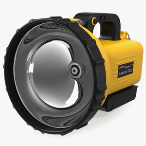 3D Portable High Power Rechargeable LED Searchlight model