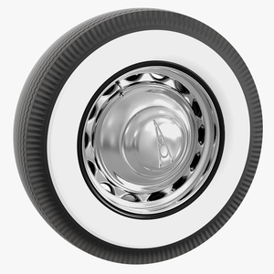 1936 Ford V8 Coupe Wheel 3D model