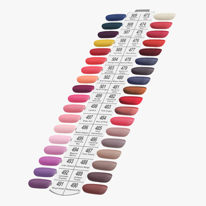 Different Colorful Nail Palette Board 3D