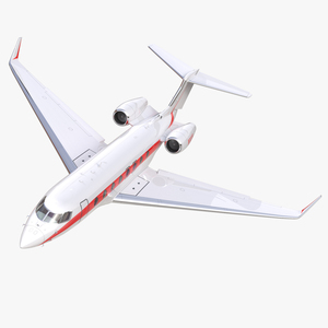 3D model Business Jet Gulfstream G650 Rigged