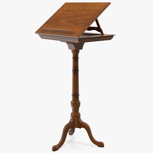 3D model Adjustable Vintage Music Stand