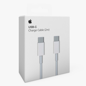 Apple USB-C Charge Cable Packaging 3D model