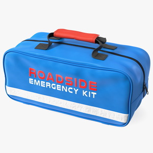 Roadside Emergency Assistance Kit Bag Closed 3D model