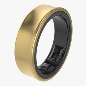 3D Samsung Galaxy Ring Titanium Gold model