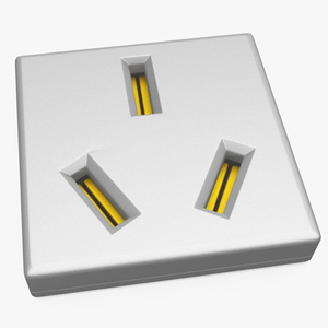 UK Wall Socket 3D model