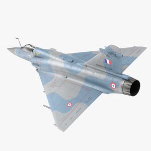 3D French Air Force Mirage 2000C Multi Role Fighter model