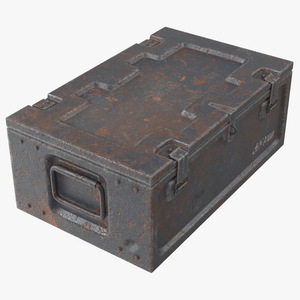 3D model Old Weapon Box Metal