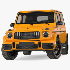 3D model Luxury SUV Generic Rigged