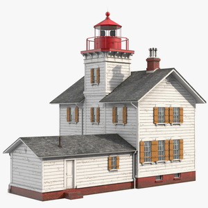 Yaquina Bay Light 3D