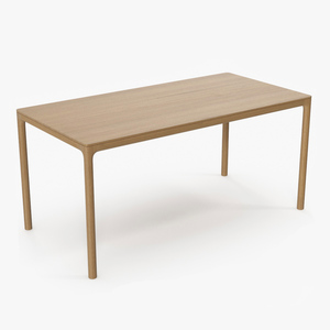 3D model Minimalist Rectangular Dining Table