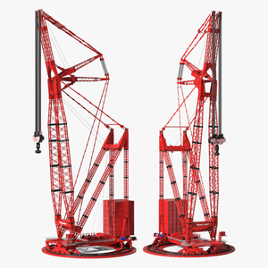 3D Mammoet Crane PTC200 DS model