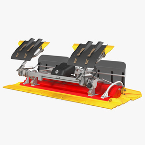 3D Trail Snow Groomer model