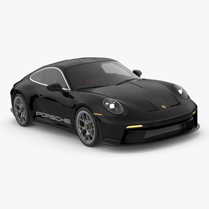 Sport Car Porsche 911 2024 Black 3D