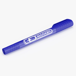 3D Permanent Marker Ultra Fine Tip Blue