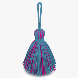 Wool Tassel Multicolor 3D