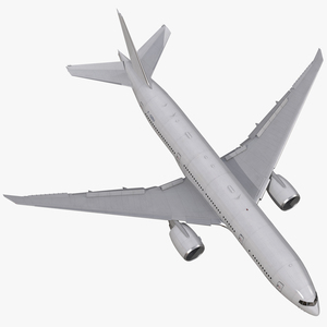 3D Boeing 777 200LR Generic Rigged