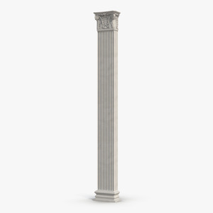 3D Column Corinthian Greco Roman 2