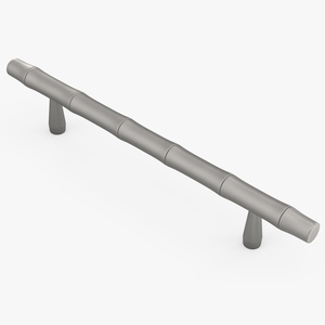 Kitchen Cabinet Handle T-Bar Designed Silver 3D model