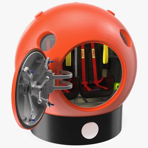 3D Tsunami Survival Capsule Rigged