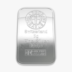 3D Silver Bar 5g model