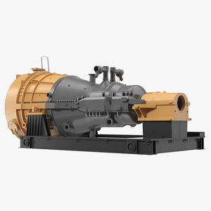 3D Steam Turbine Generic