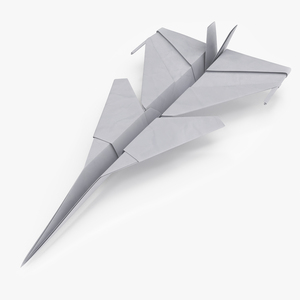 3D Origami Paper Fighter Jet Concept model