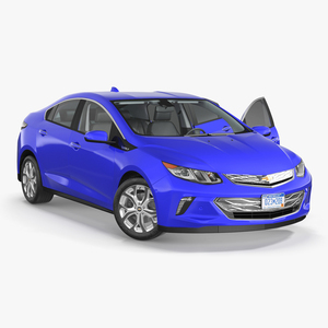 3D model Chevrolet Volt Rigged for Maya