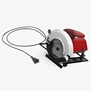 3D Left Blade Circular Saw model